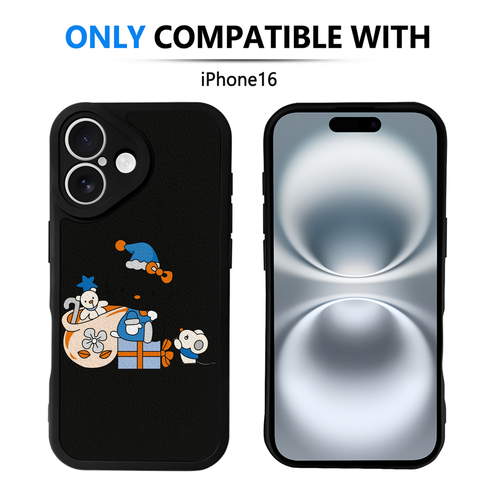 （画像用） Hello Kitty ハローキティ 【iPhone 16シリーズ対応】シリコンスマホケース（レザー調） 材質：シリコン